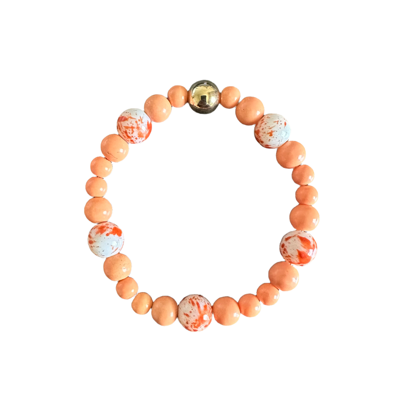 Orange Splash Bracelet - Roxiem Jewelry, LLC