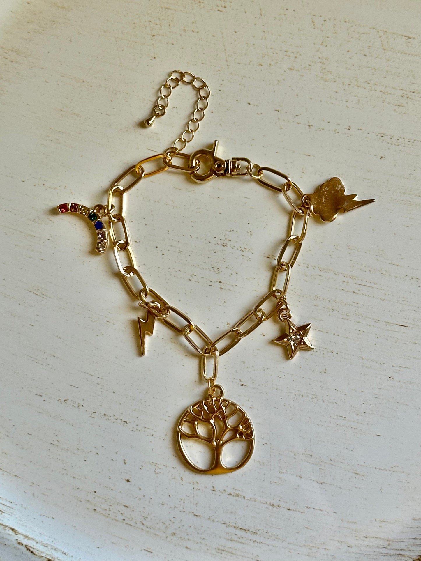 Golden Elegance Bracelet - Roxiem Jewelry, LLC