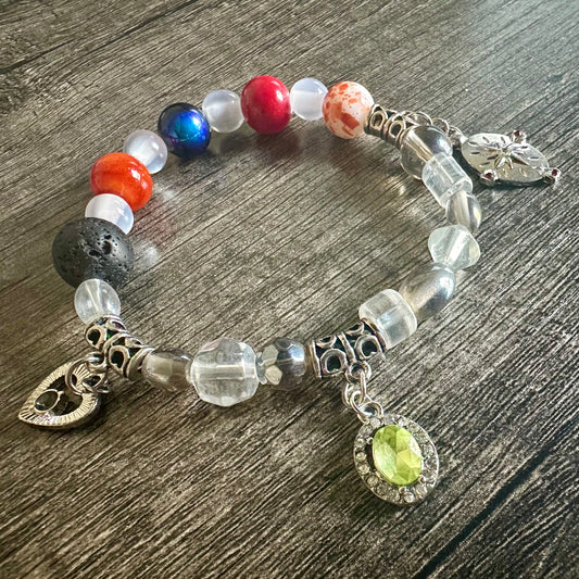 Radiant Clarity: Crystal Bracelet