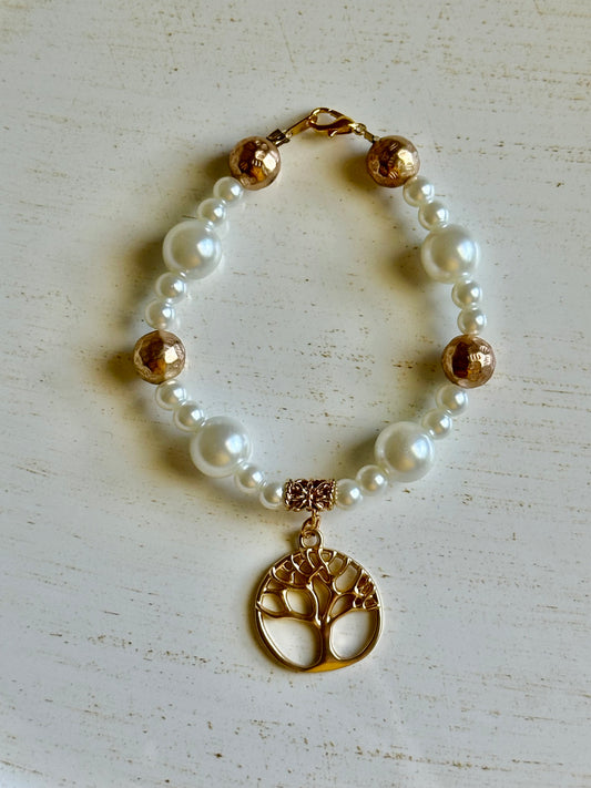 Pearls of Wisdom Bracelet - Roxiem Jewelry, LLC