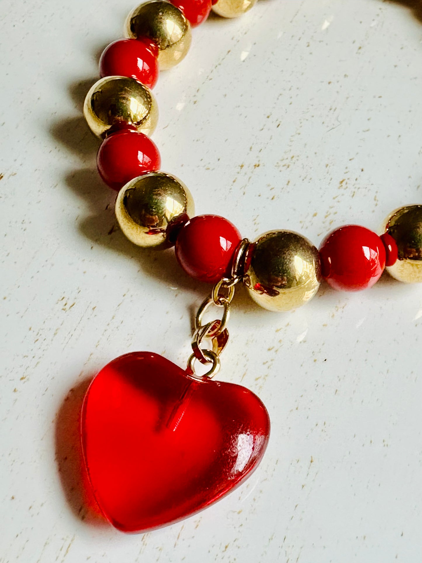 Metallic Red Bracelet - Roxiem Jewelry, LLC