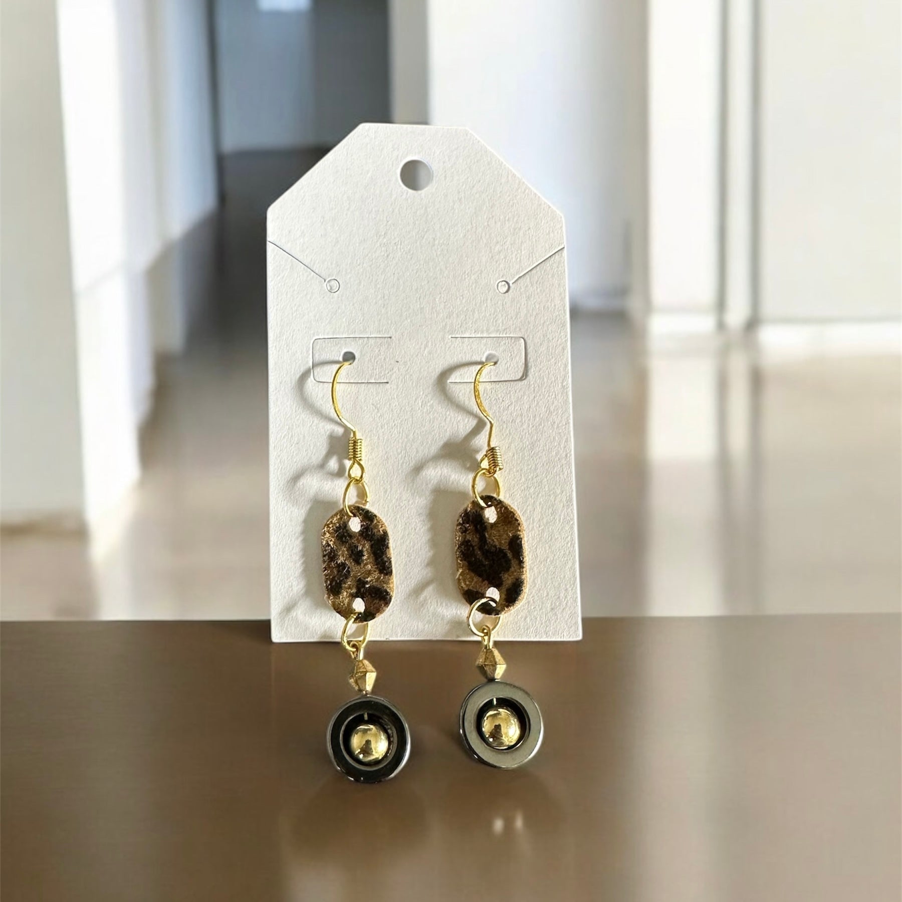 Savannah Chic Leather Earrings