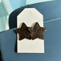 Wild Stars Leather Earrings