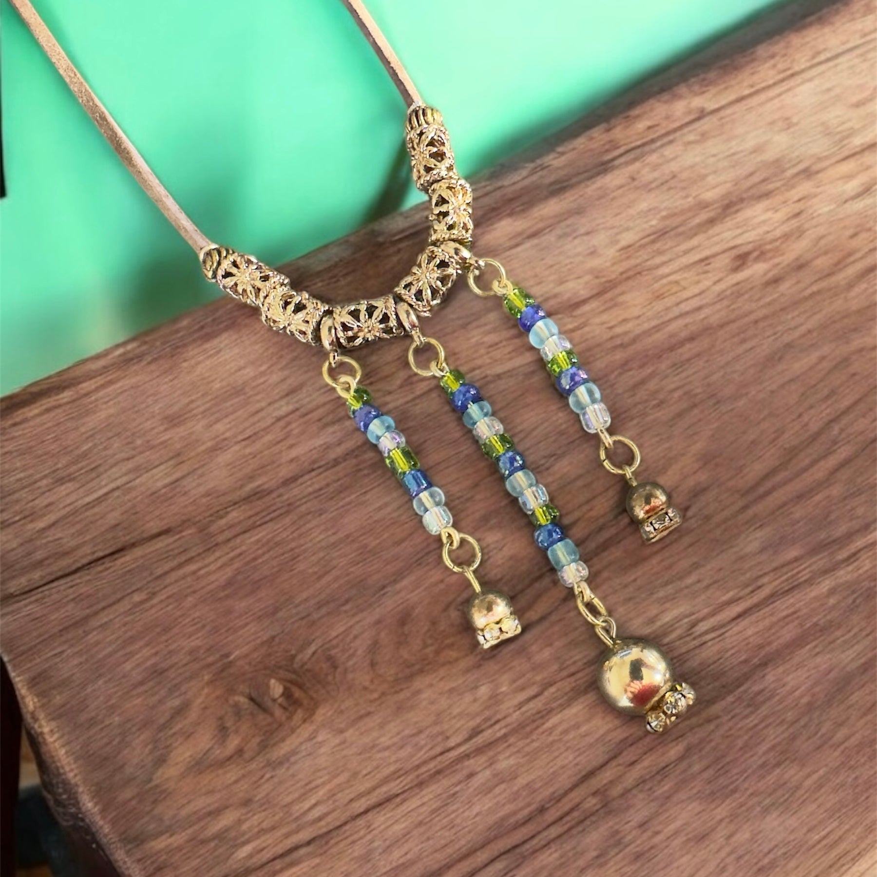 Trilogy Splendor Leather Necklace