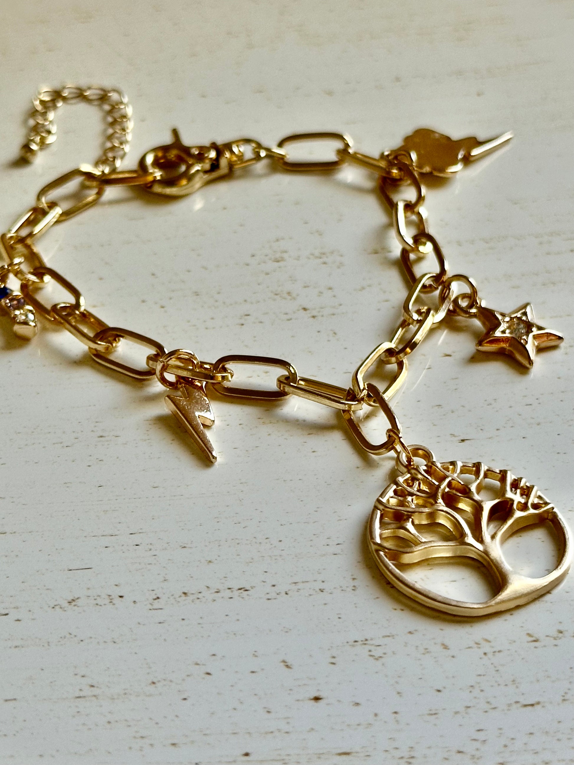 Golden Elegance Bracelet - Roxiem Jewelry, LLC