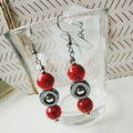 Romantic Red Earrings