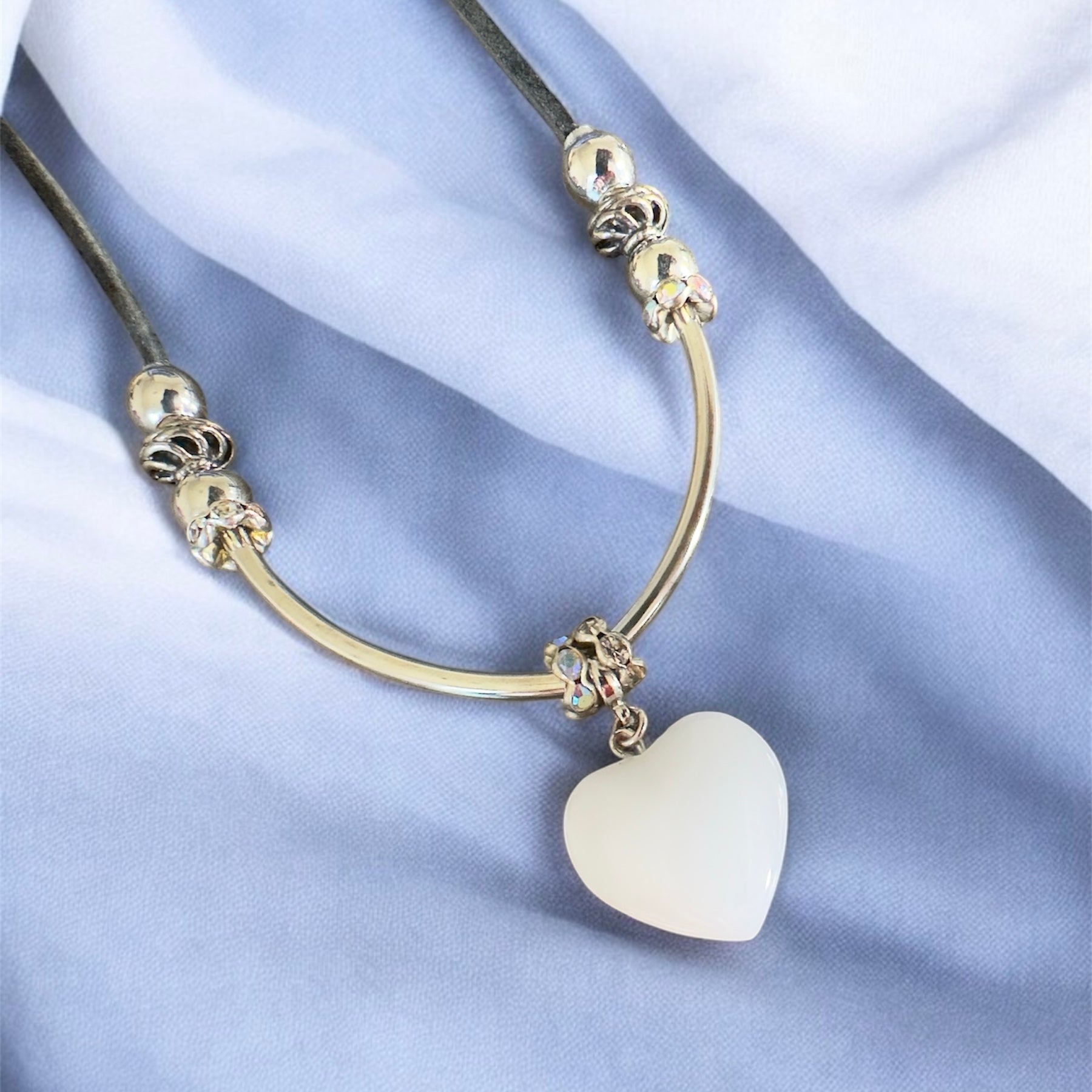 Pure Heart Leather Necklace