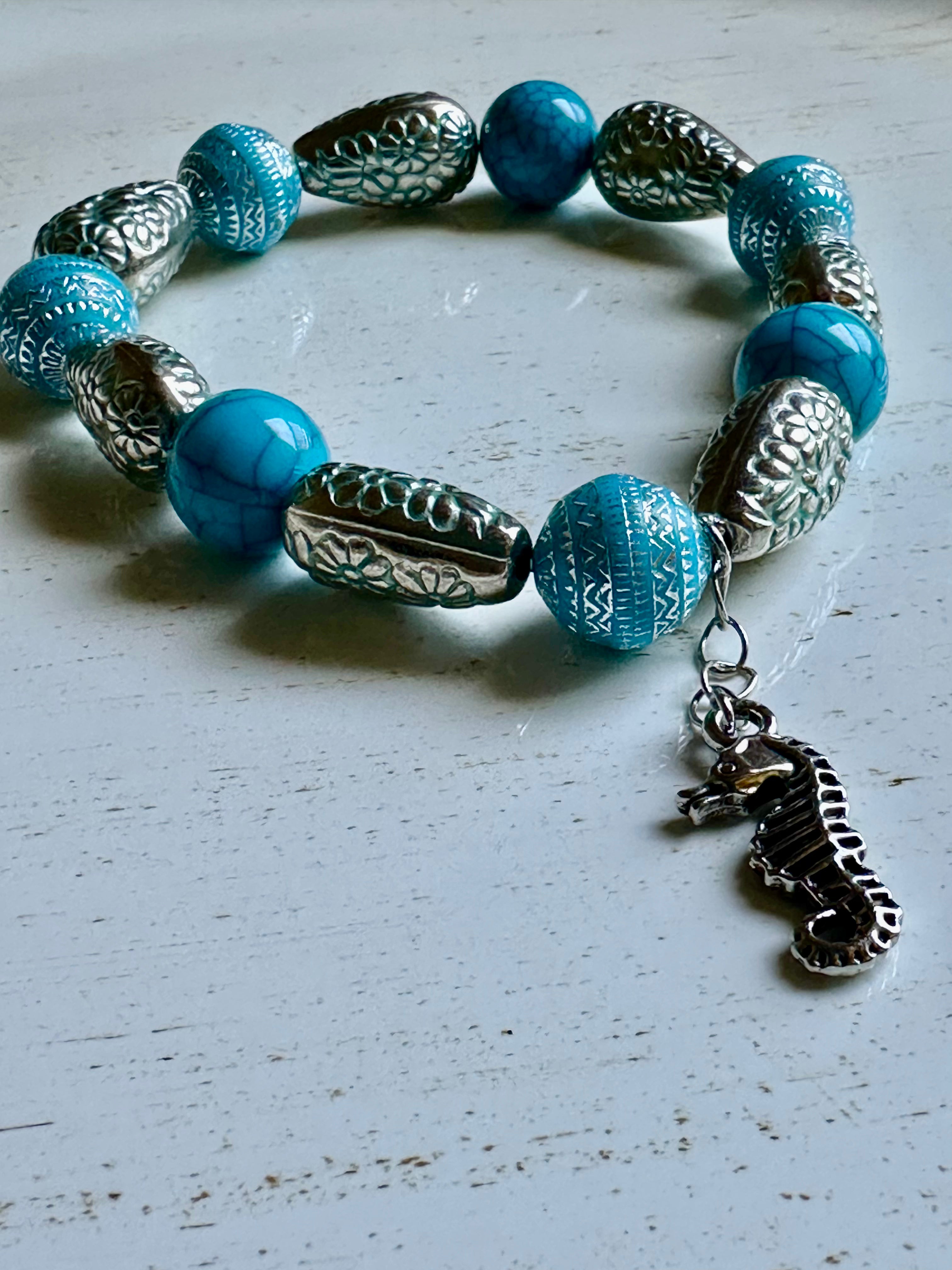 Sapphire Seas Bracelet - Roxiem Jewelry, LLC