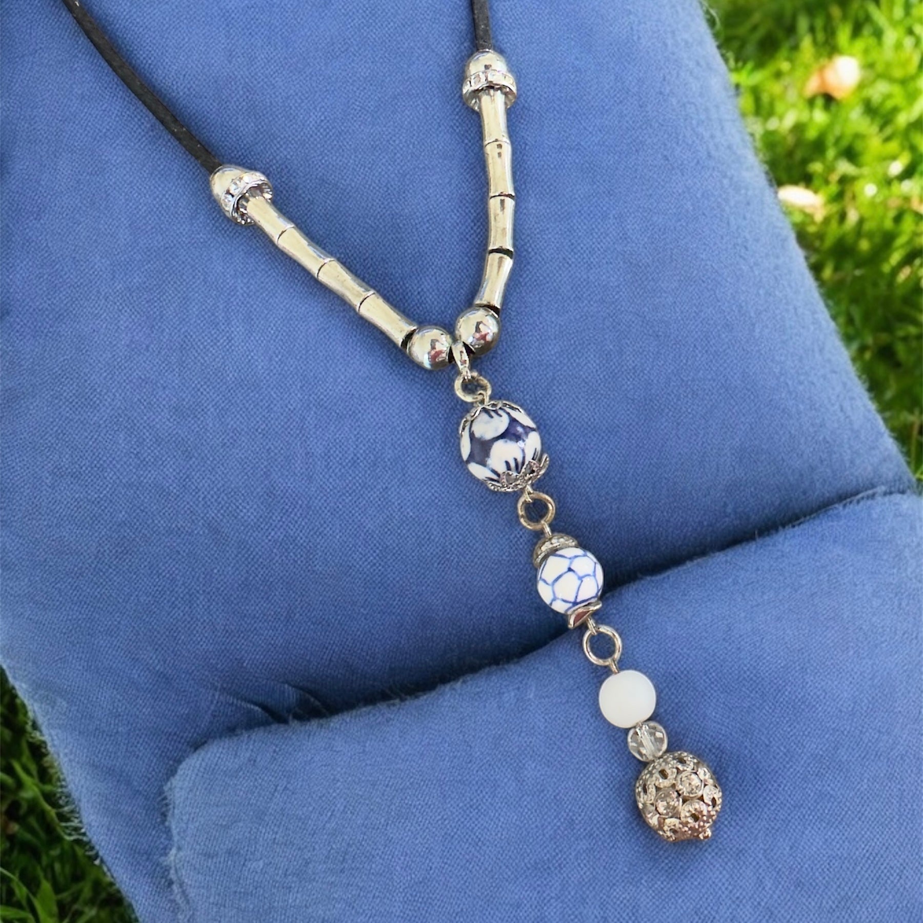 Ocean Breeze Leather Necklace