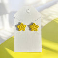 Starlight Edge Leather Earrings