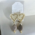 Endless Love Leather Earrings