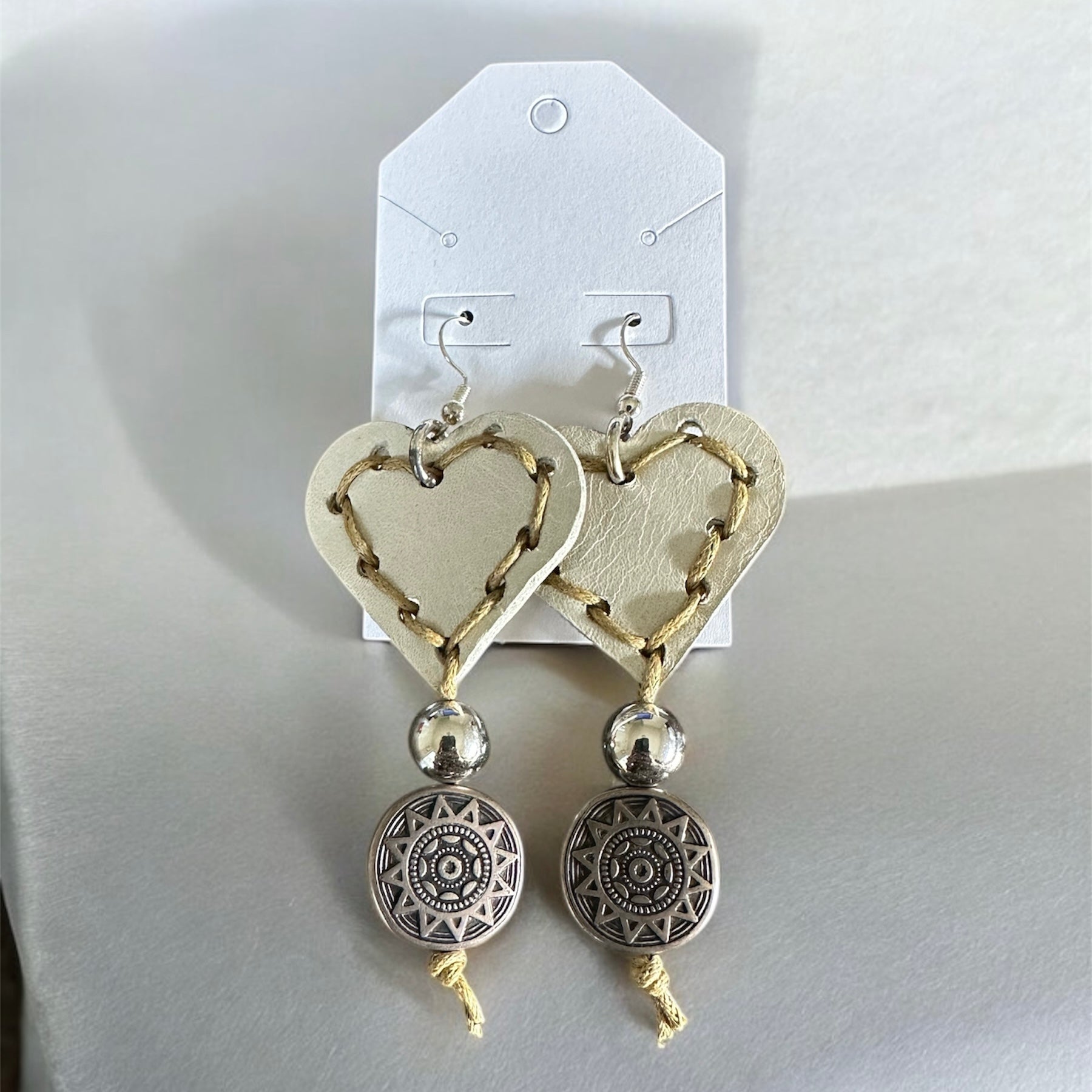 Endless Love Leather Earrings