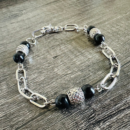 Timeless Elegance: Metal Links Bracelet - Roxiem Jewelry, LLC