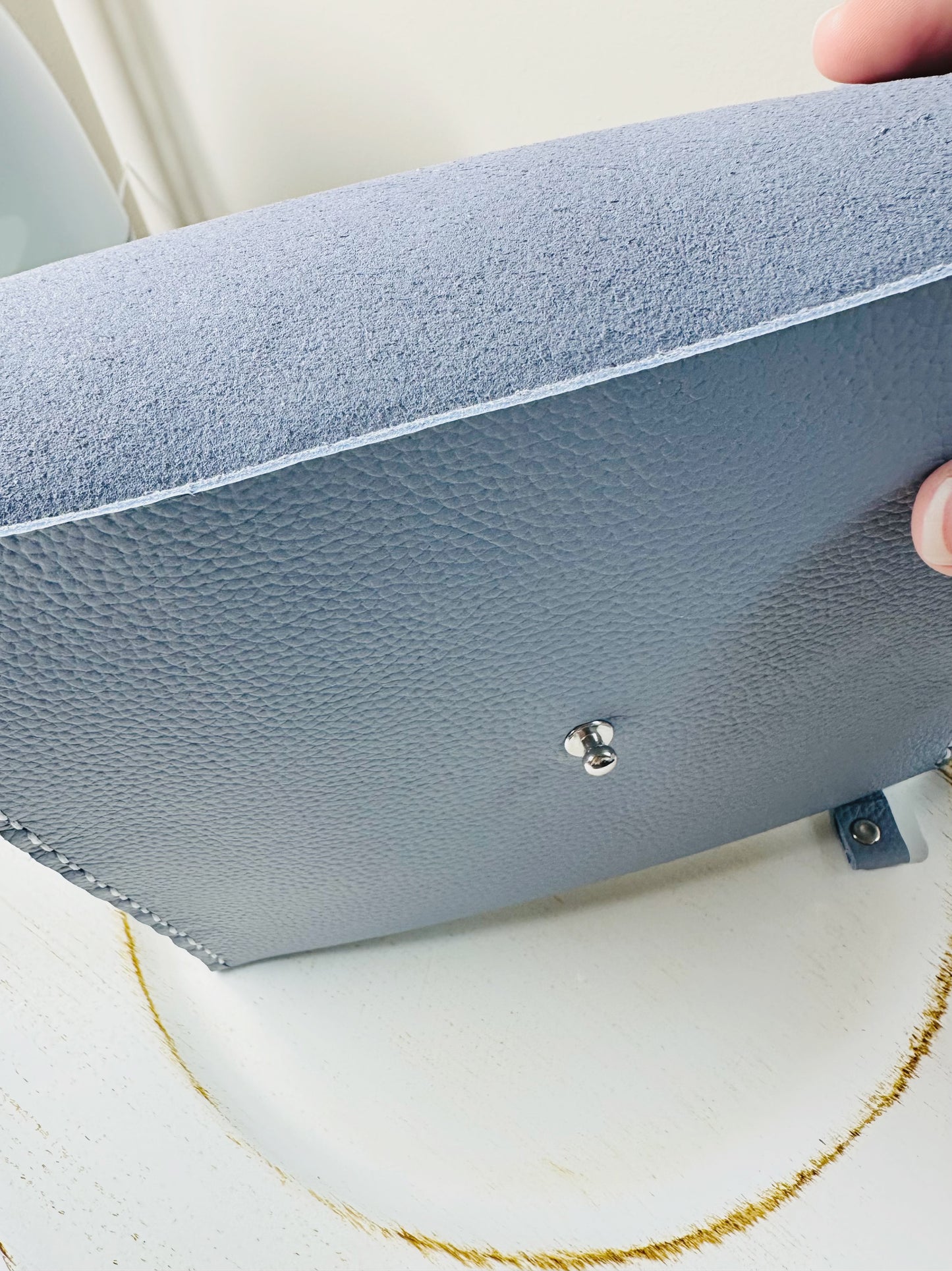 Blossom Light Blue Wristlet