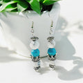 Howlite Crown Earrings