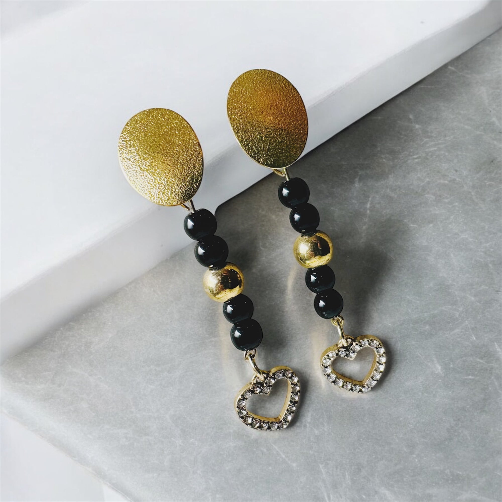 Sparkling Hearts Earrings