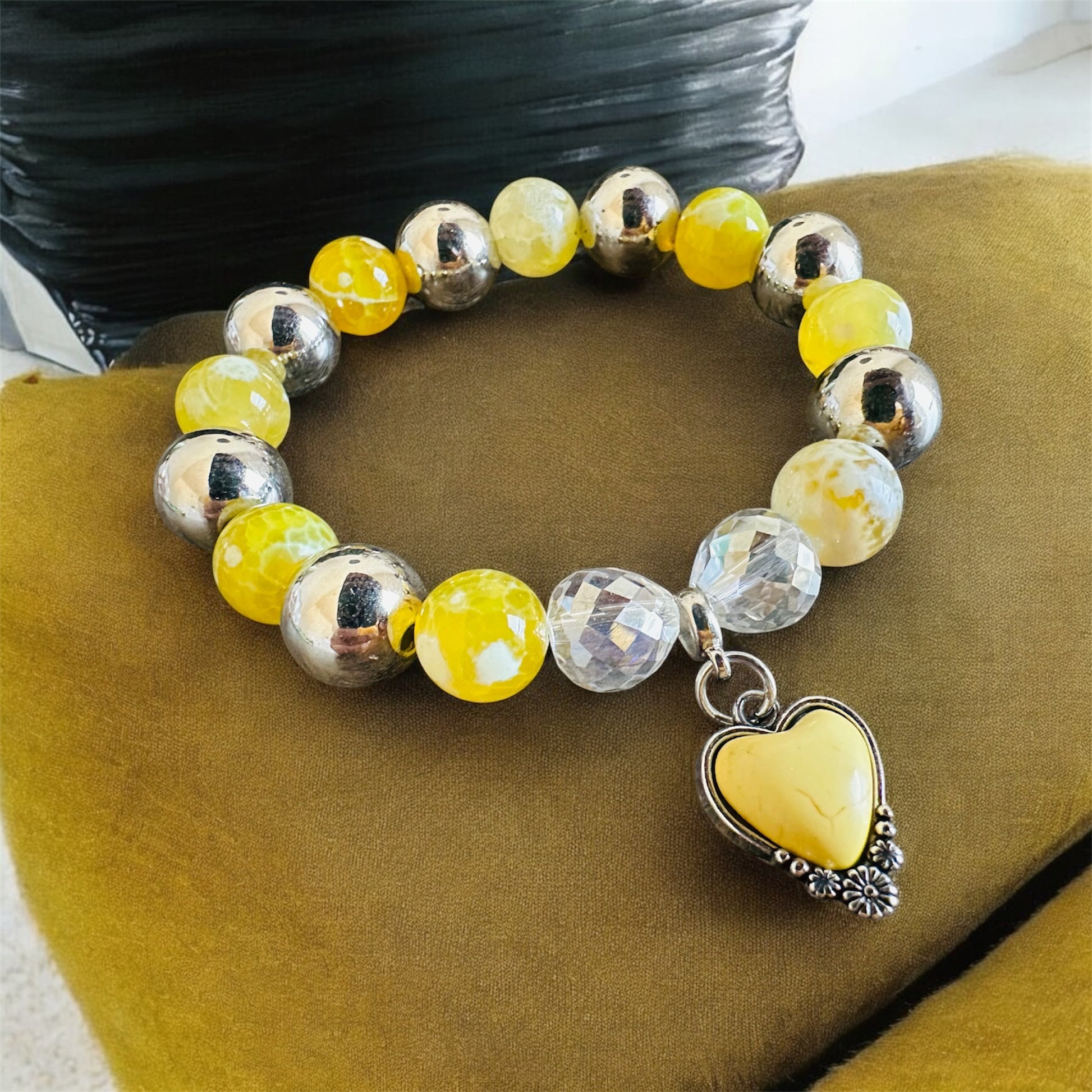 Sunlit Jade Bracelet