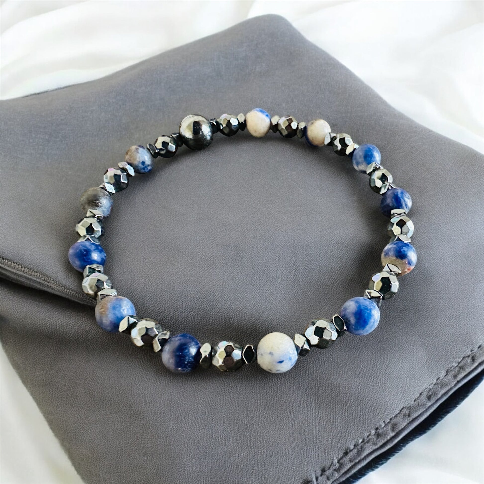 Steel Blue Bracelet