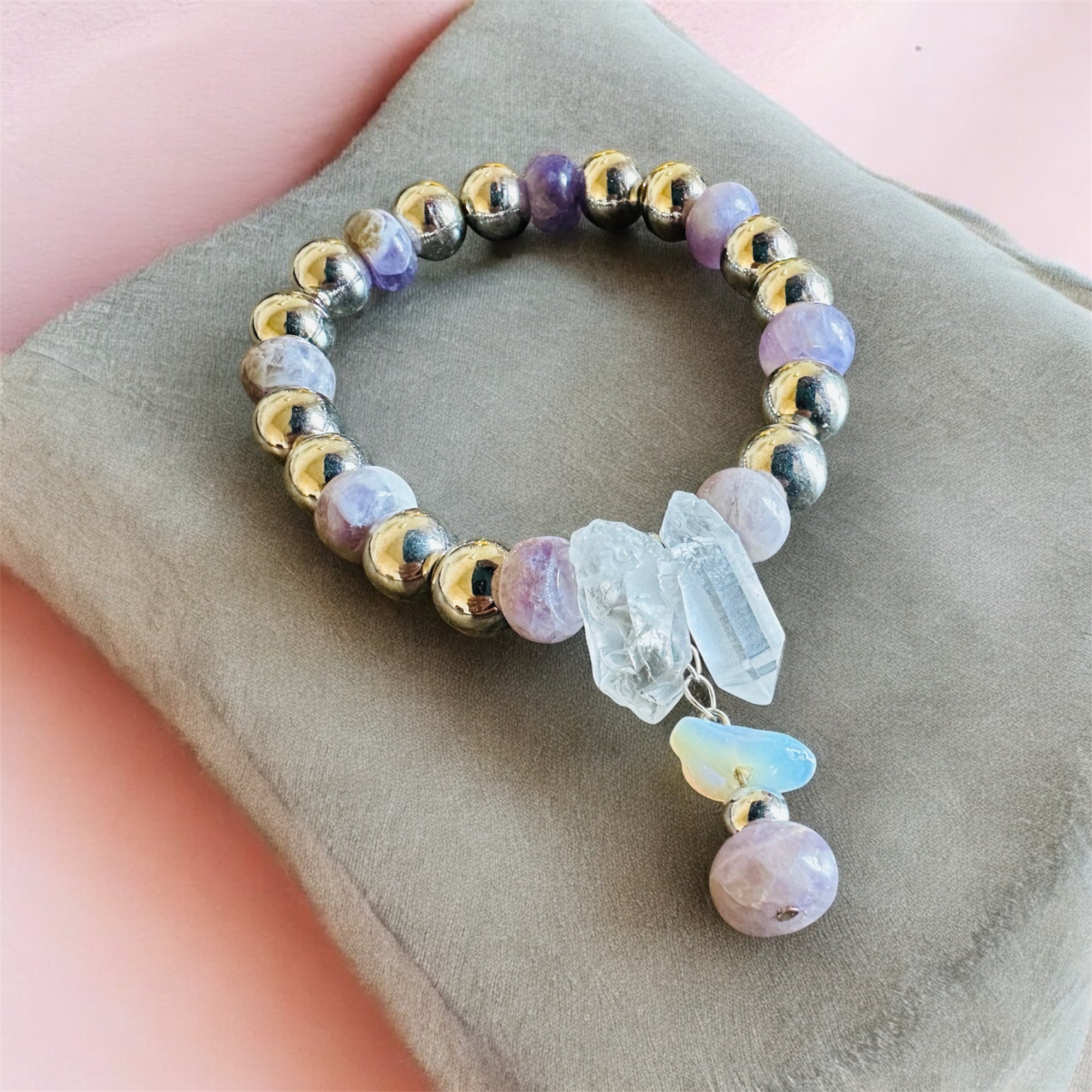 Amethyst Glow Bracelet