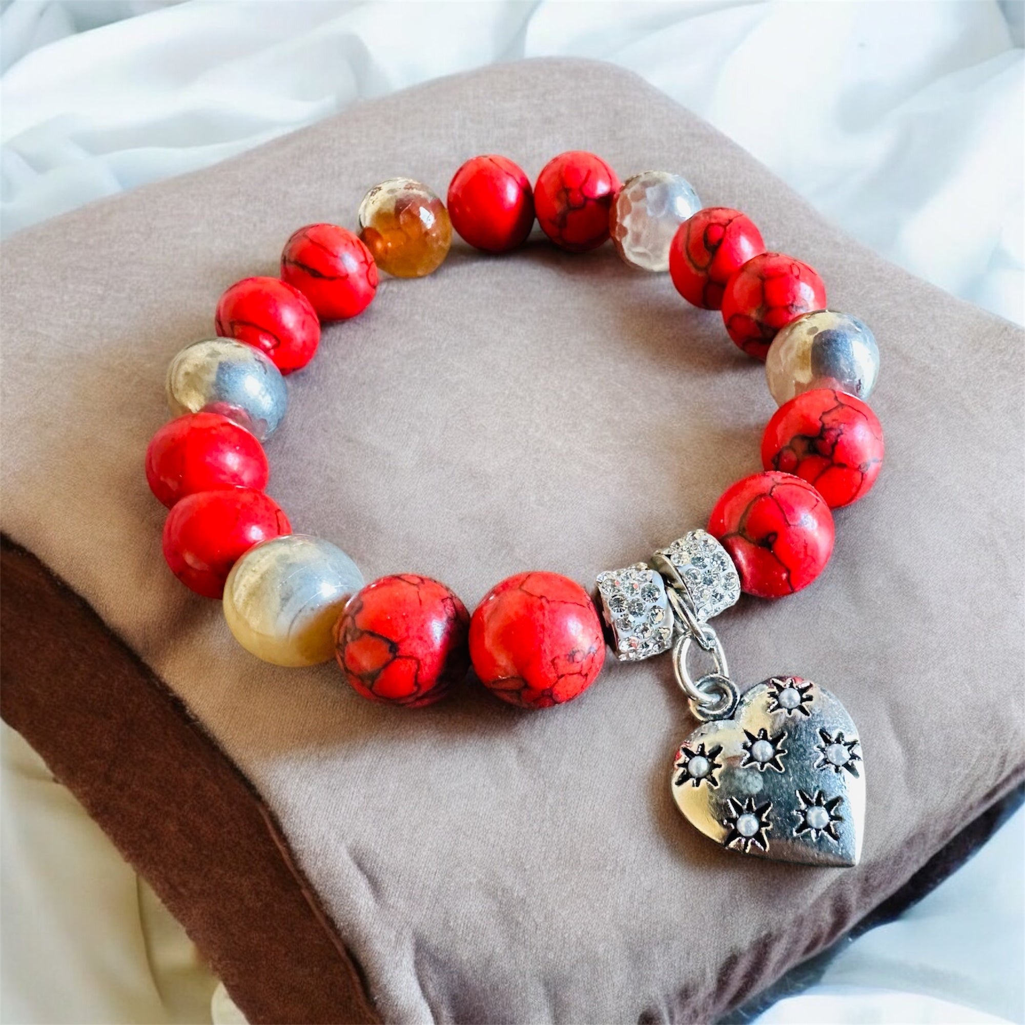 Crimson Flame Bracelet