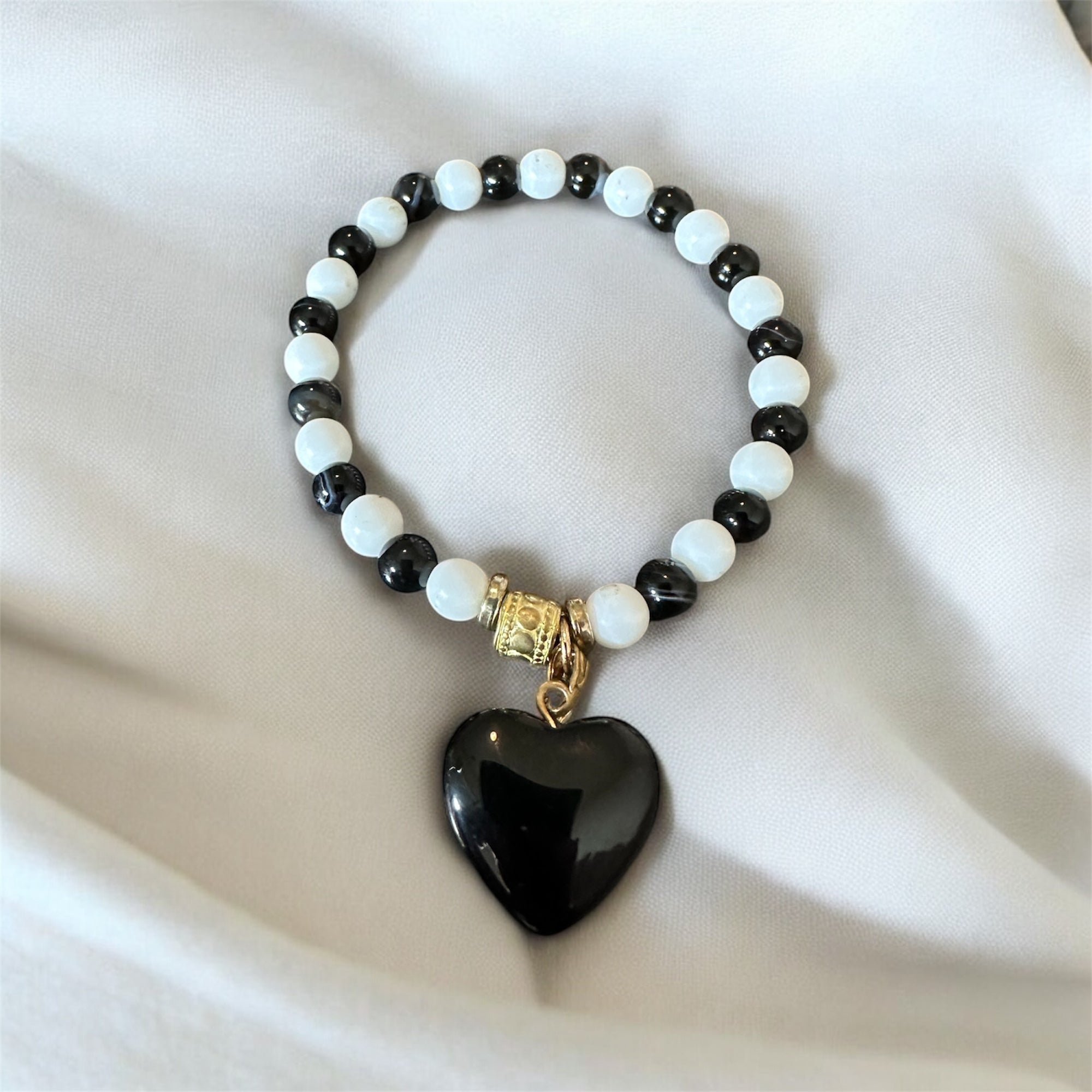 Monochrome Elegance Bracelet
