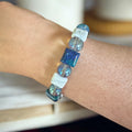 Lapis Lazuli & Howlite Crystal Aura Bracelet