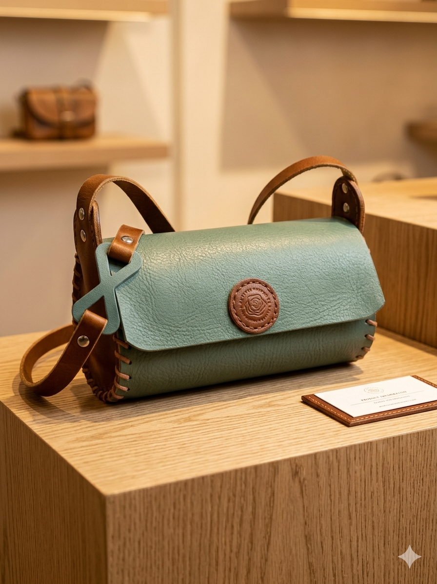 The Cylinder Leather Crossbody Bag